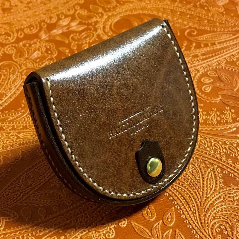 馬蹄型コインケース COIN CASE 装飾タイプ ( ルガト・茶・焦茶 馬蹄型コインケース COIN CASE 装飾タイプ ( ルガト・茶・焦茶