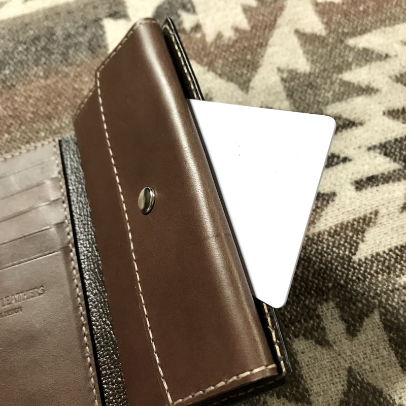 ミドルウォレット Middle Wallet Bタイプ 札入れなし ( サドルレザー  