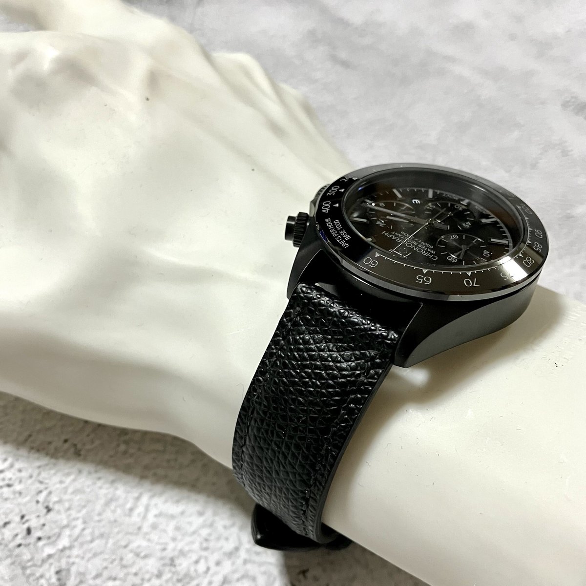 Watchgecko　時計ベルト　ハンドメイド　イタリアンレザー　黒22mm Amazon.com: WatchGecko Vintage Simple Handmade Certified