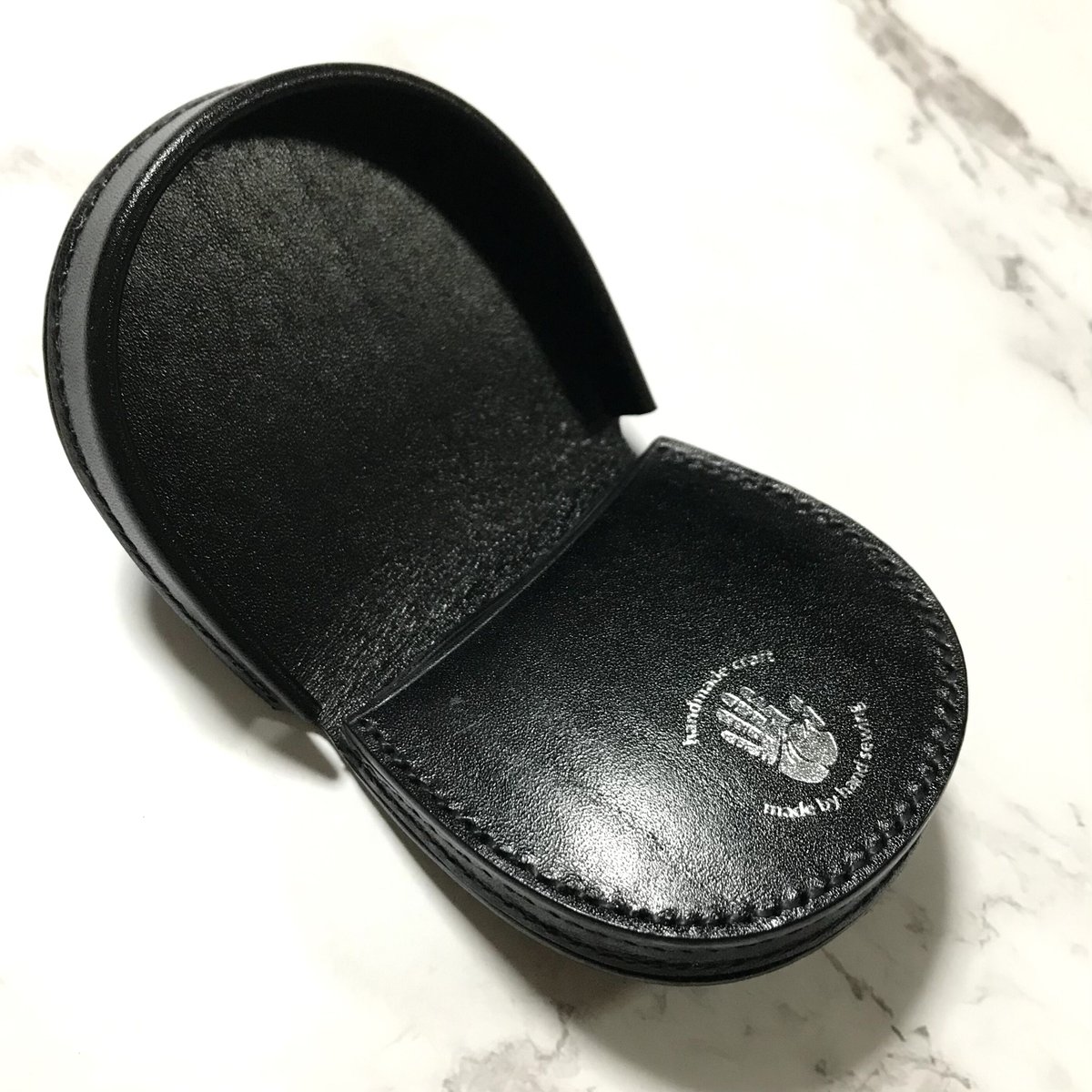 箔押しB 馬蹄型コインケース COIN CASE ( ルガト・ブラック