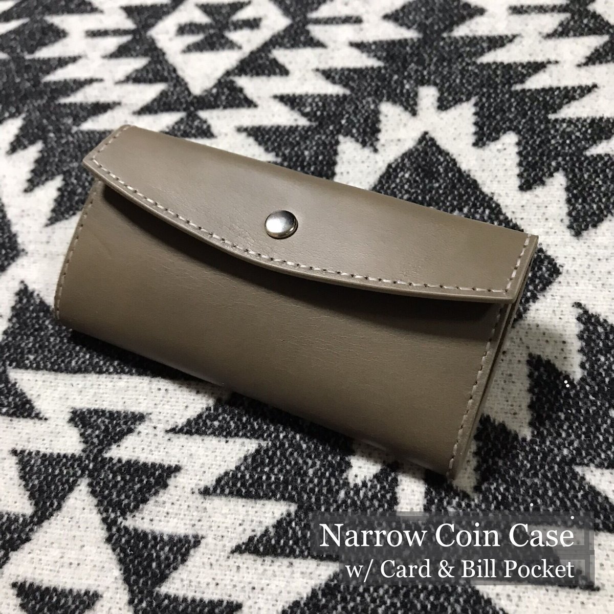 ナローコインケース・カードケース Narrow Coin Case・Card case 横長タ