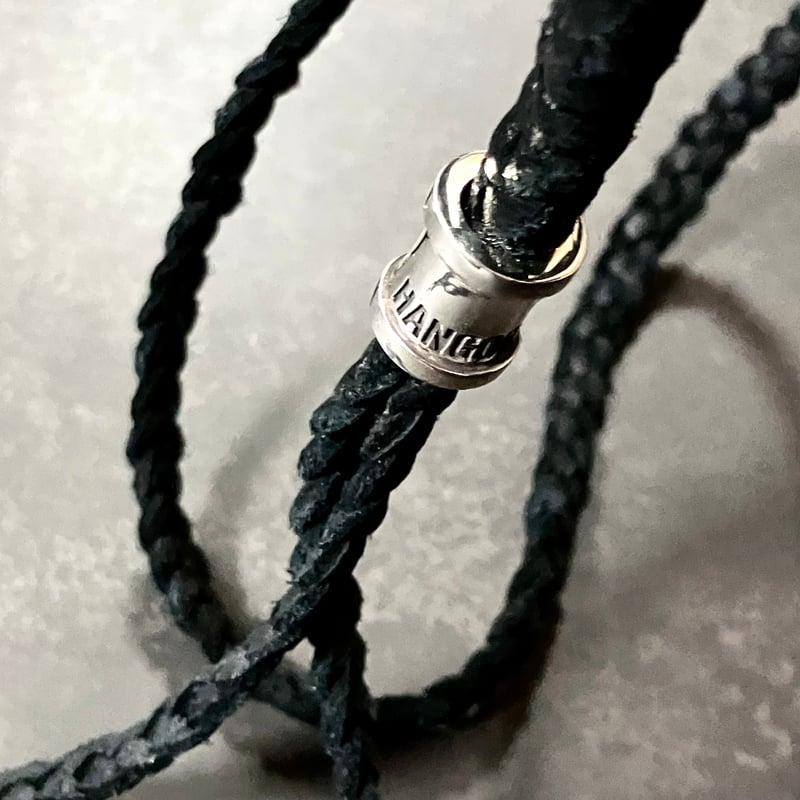編み込み レザーネックレス ループタイ Bladed Leather Neclace 編み込み レザーネックレス ループタイ Bladed Leather Neclace