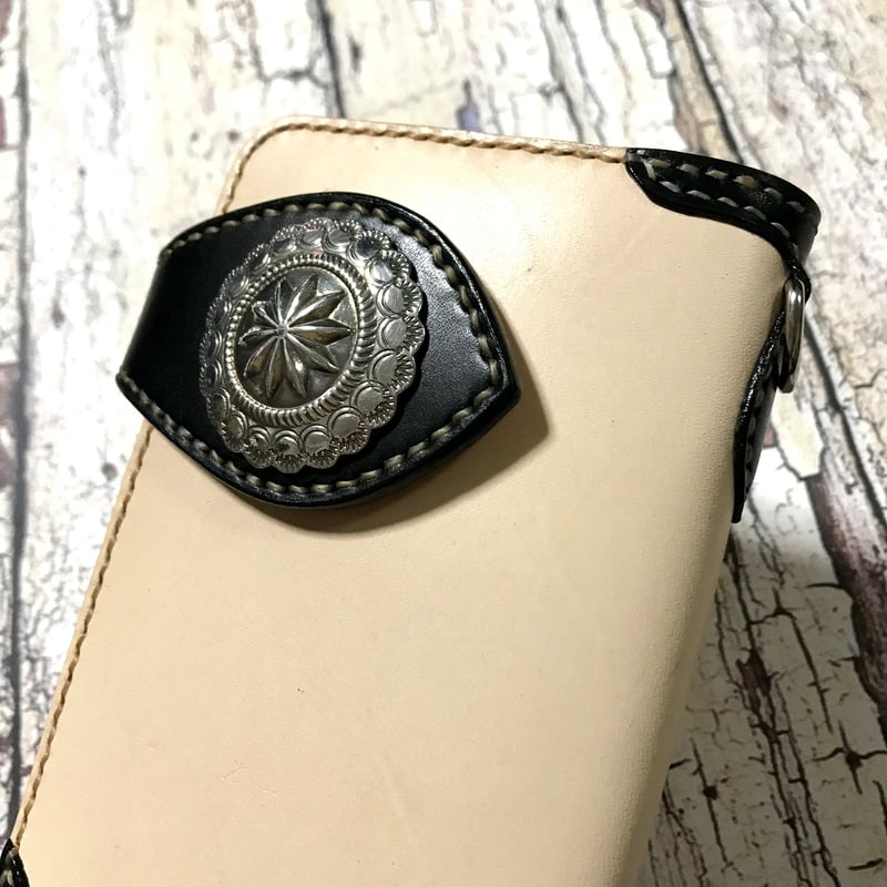 ライダースウォレット RIDERS WALLET オーバーレイ ビッグコンチョ・差  