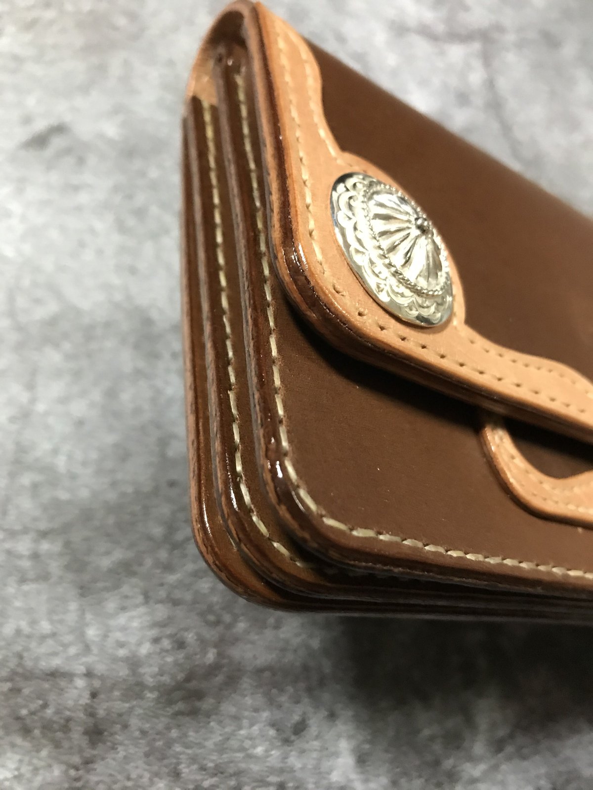 トラッカーウォレット TRUCKER WALLET オーバーレイ ( 栃木レザー 