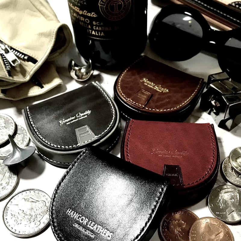 箔押しB 馬蹄型コインケース COIN CASE ( ルガト・ブラック 箔押しB 馬蹄型コインケース COIN CASE ( ルガト・ブラック