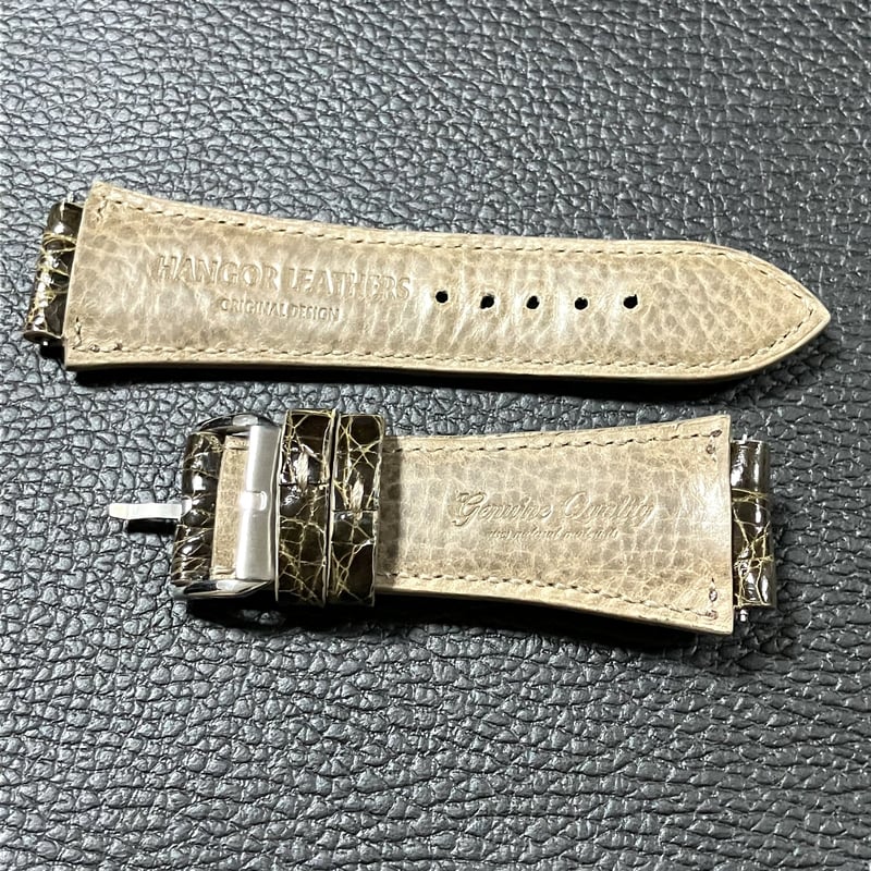 ウォッチバンドブレスレット Watch Band Bracelet ( カイマン ワニ革 )