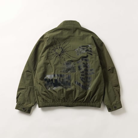 【lil' valley】EMBROIDERED NYLON JACKET