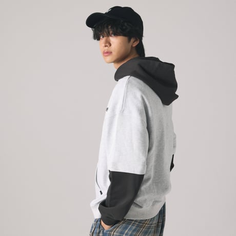 【lil' valley】BASIC EMBROIDERED HOODIE