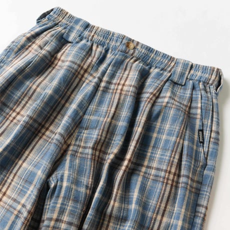 【lil' valley】VERSATILE CHECK EASY PANTS