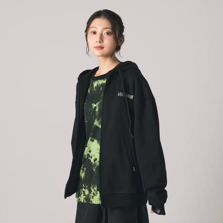 【lil' valley】BASIC FULL-ZIP SWEAT