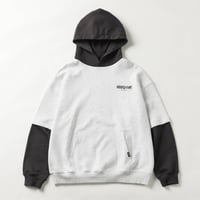 【lil' valley】BASIC EMBROIDERED HOODIE