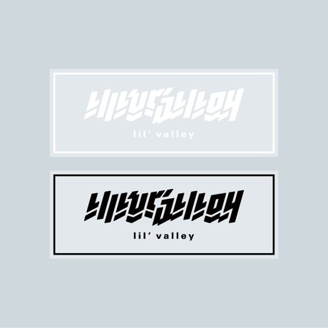 【lil' valley】LOGO STICKER SET