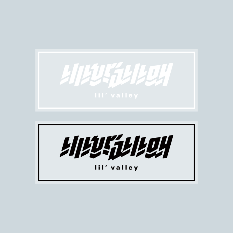 lil' valley】LOGO STICKER SET | Tani Yuuki Offi