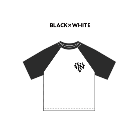 【lil' valley】"Heart" LOGO RAGLAN T-SHIRT