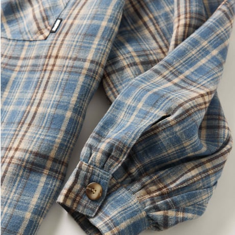 【lil' valley】VERSATILE CHECK SHIRT OUTER