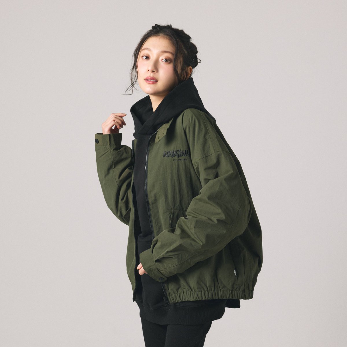 lil' valley】EMBROIDERED NYLON JACKET | Tani Yu
