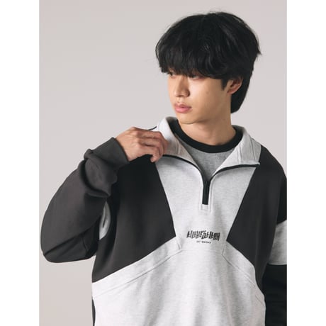 【lil' valley】HALF-ZIP PULLOVER SWEAT