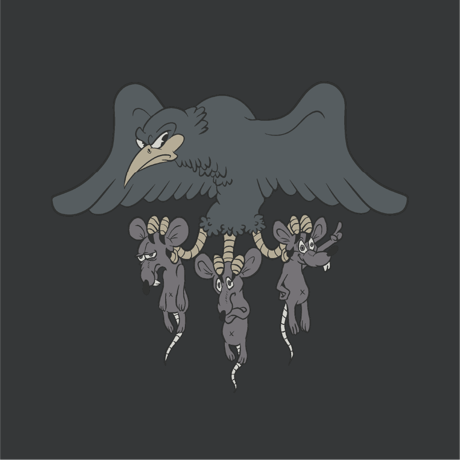 【lil' valley】MOODY MICE T-SHIRT