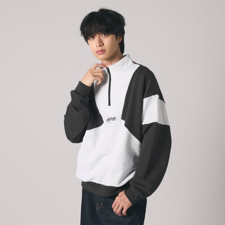 【lil' valley】HALF-ZIP PULLOVER SWEAT