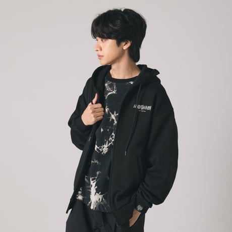 【lil' valley】BASIC FULL-ZIP SWEAT