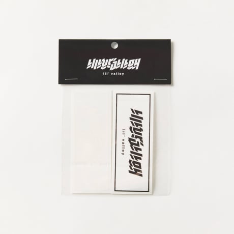 【lil' valley】LOGO STICKER SET