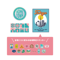 【HOMETOWN】ステッカーセット（３枚セット）