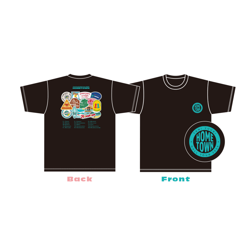 Tani Yuuki リルバリー　ハートロゴTシャツ　Mサイズ　TOWN Tani Yuuki リルバリーハートロゴTシャツMサイズHOMETOWN