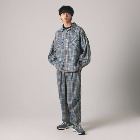 【lil' valley】VERSATILE CHECK SHIRT OUTER