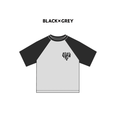 【lil' valley】"Heart" LOGO RAGLAN T-SHIRT