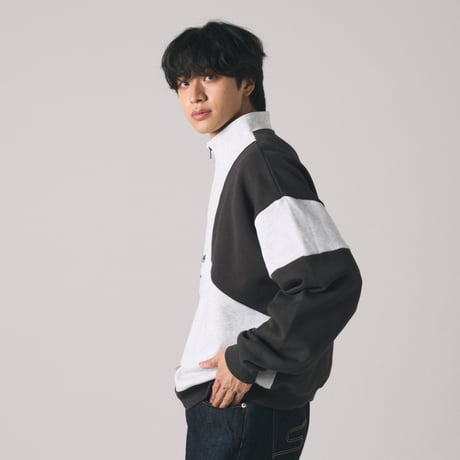 【lil' valley】HALF-ZIP PULLOVER SWEAT
