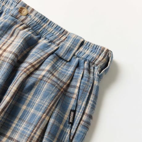 【lil' valley】VERSATILE CHECK EASY PANTS