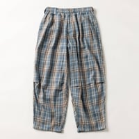 【lil' valley】VERSATILE CHECK EASY PANTS