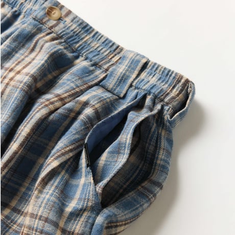 【lil' valley】VERSATILE CHECK EASY PANTS