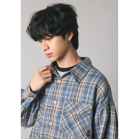 【lil' valley】VERSATILE CHECK SHIRT OUTER