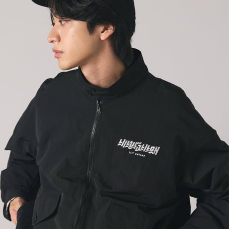 【lil' valley】EMBROIDERED NYLON JACKET