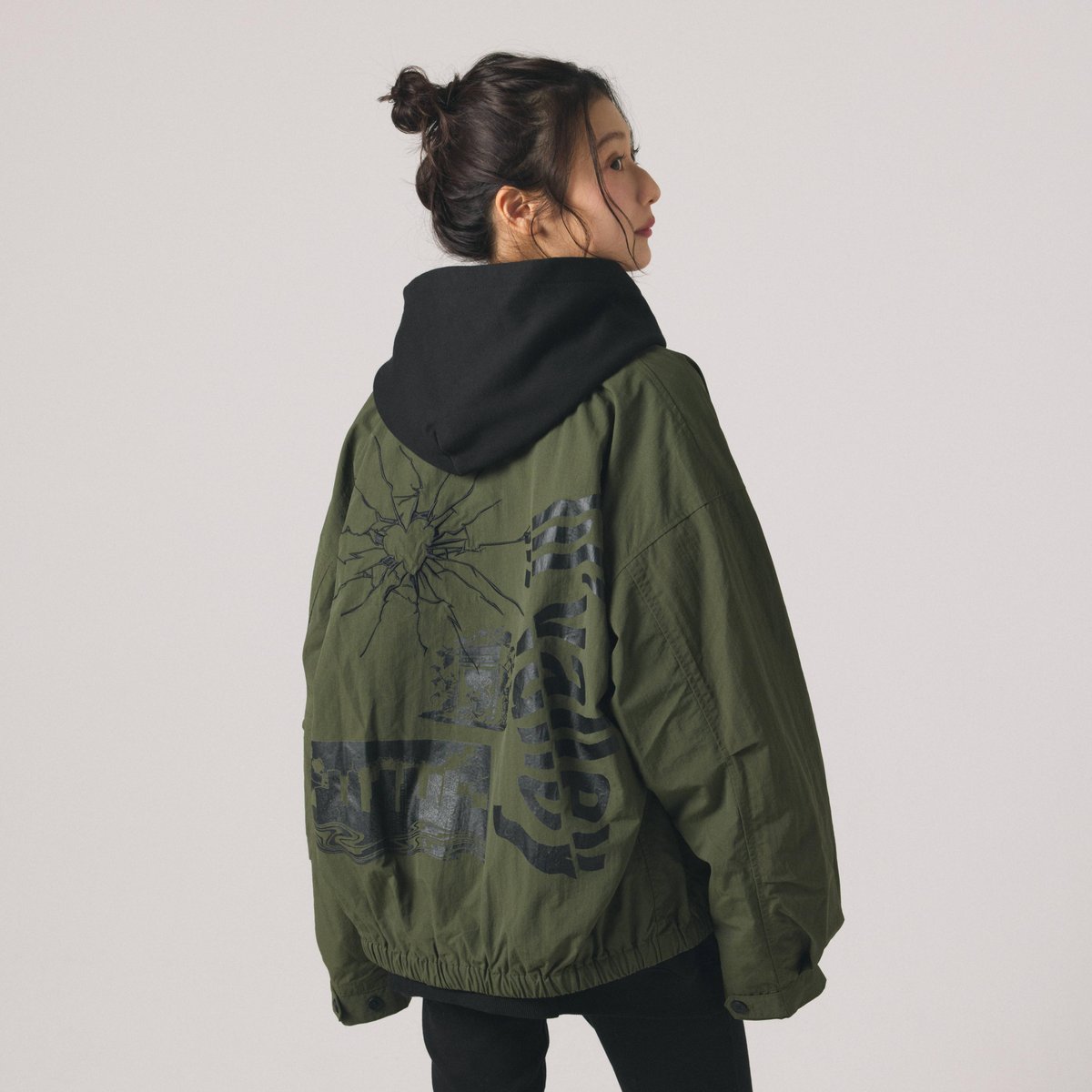 liten リテン　YOKUBARI JACKET lil' valley】EMBROIDERED NYLON JACKET | Tani Yu