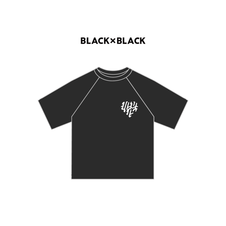 【lil' valley】"Heart" LOGO RAGLAN T-SHIRT