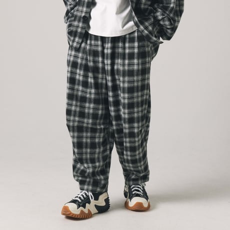 【lil' valley】VERSATILE CHECK EASY PANTS