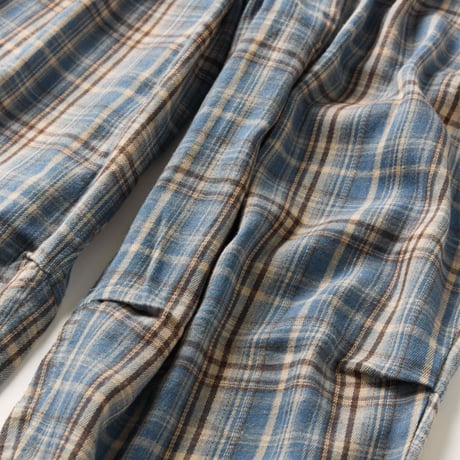 【lil' valley】VERSATILE CHECK EASY PANTS