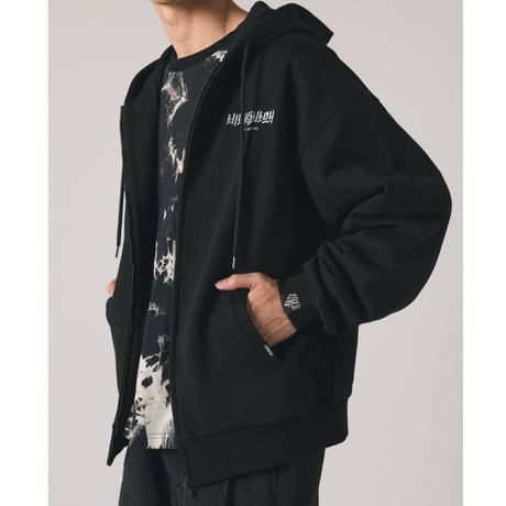 【lil' valley】BASIC FULL-ZIP SWEAT