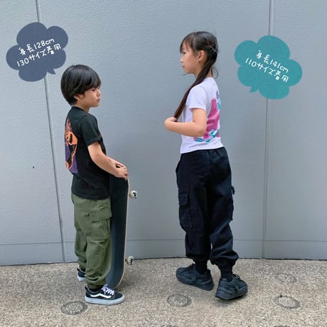 モチーフプリント 半袖Tシャツ（Kidsサイズ）