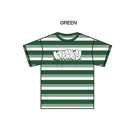 【lil' valley】GRAFFITI BORDER T-SHIRT
