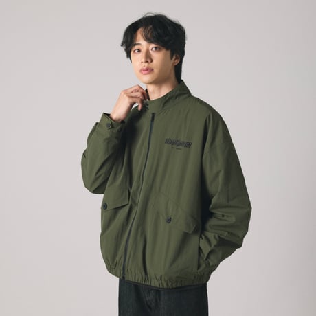 【lil' valley】EMBROIDERED NYLON JACKET