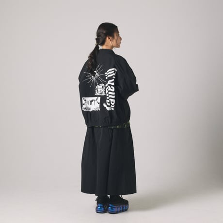 【lil' valley】EMBROIDERED NYLON JACKET