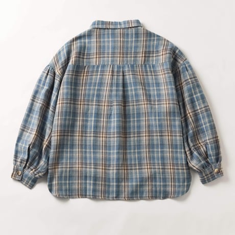 【lil' valley】VERSATILE CHECK SHIRT OUTER