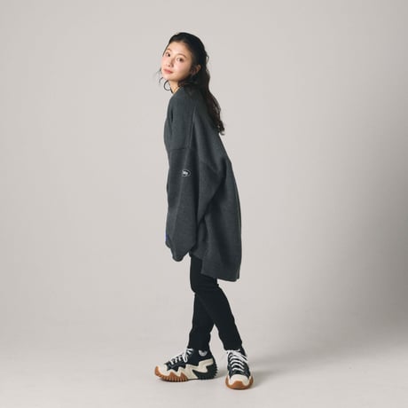 【lil' valley】DAMAGE KNIT CARDIGAN