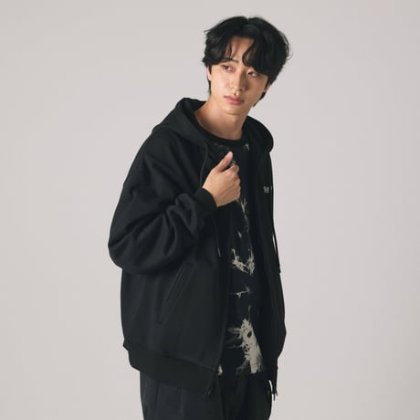 【lil' valley】BASIC FULL-ZIP SWEAT