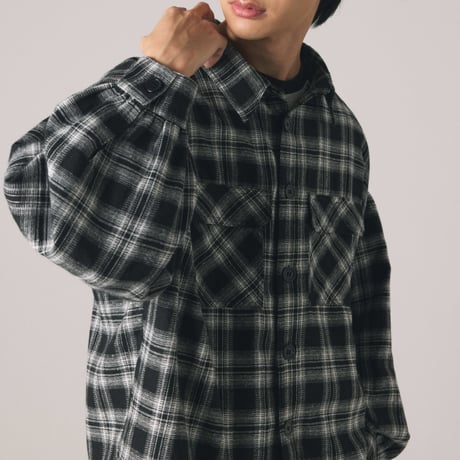 【lil' valley】VERSATILE CHECK SHIRT OUTER