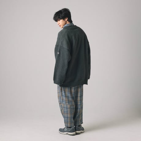 【lil' valley】DAMAGE KNIT CARDIGAN