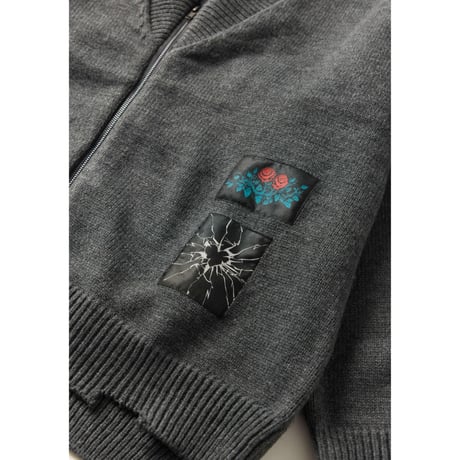 【lil' valley】DAMAGE KNIT CARDIGAN